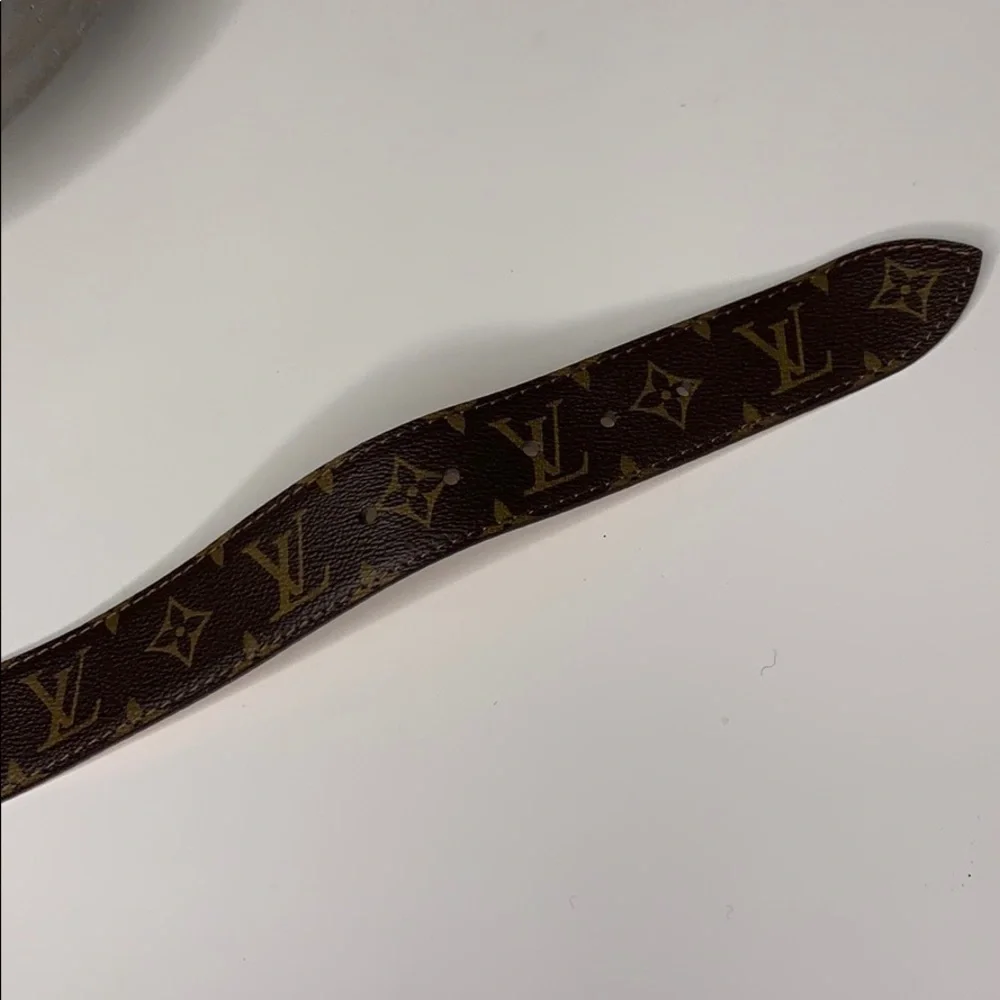 LOUIS VUITTON Ceinture Y2K Pochette Belt Bag Pouch brown monogram women EUC